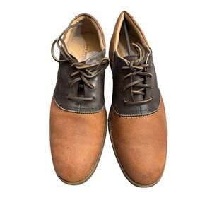 SPERRY TOP-SIDER Jamestown Size 11.5‎ Brown Suede & Leather Saddle Casual Oxford